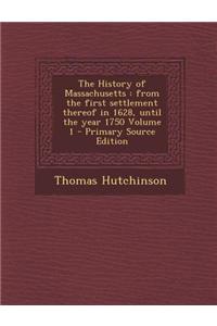 The History of Massachusetts