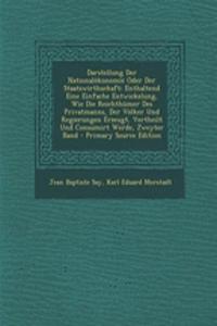 Darstellung Der Nationalokonomie Oder Der Staatswirthschaft
