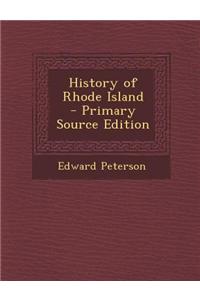 History of Rhode Island