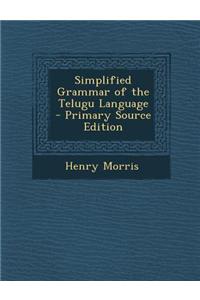 Simplified Grammar of the Telugu Language
