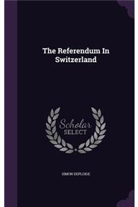 Referendum In Switzerland