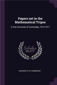 Papers set in the Mathematical Tripos