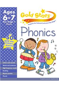 Gold Stars KS1 Phonics Workbook Age 6-8