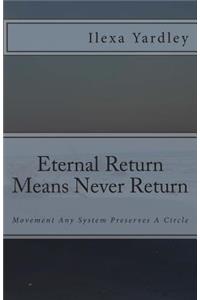 Eternal Return Means Never Return