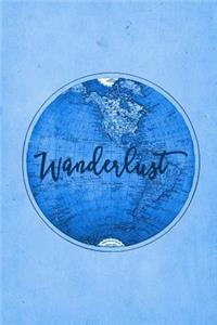 Travel Journal - Antique World Wanderlust (Light Blue)