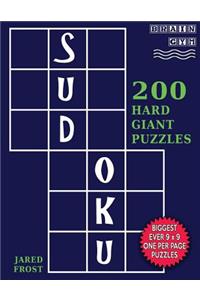 Sudoku 200 Hard Giant Puzzles