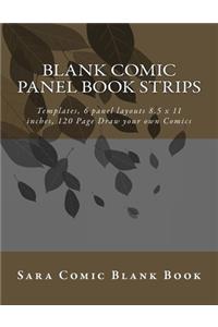 Blank Comic Panel Book Strips