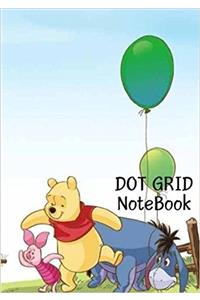 Dot Grid Notebook: Winnie the Pooh