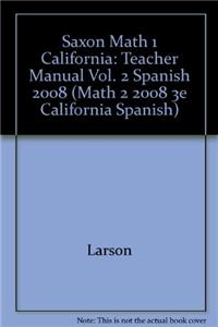 Saxon Math 1 California