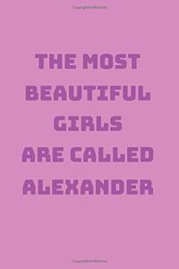 Alexander Girl Woman Notebook