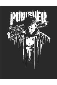 Punisher- Workout, Gym Log, 110 Pages Large 8.5 x11