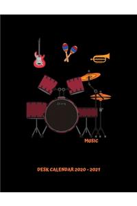 Music Desk Calendar 2020 - 2021