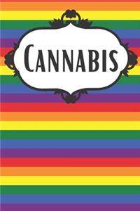 Rainbow Stripes Cannabis Journal