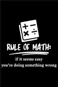 Rule of Math