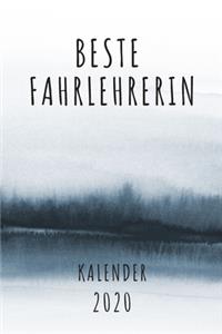 BESTE Fahrlehrerin KALENDER 2020