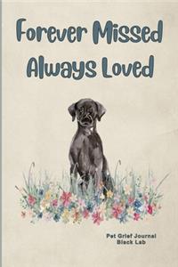 Pet Grief Journal Black Lab
