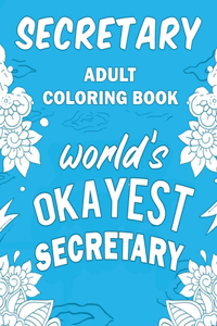 Secretary Adult Coloring Book