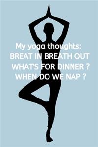 My yoga thoughts