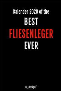 Kalender 2020 für Fliesenleger