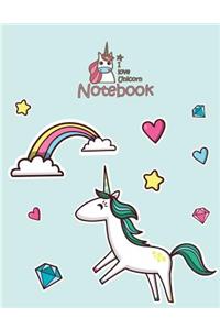 I love unicorn notebook