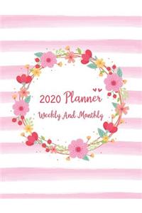 2020 Planner Weekly And Monthly