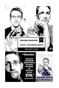 Edward Snowden Adult Coloring Book