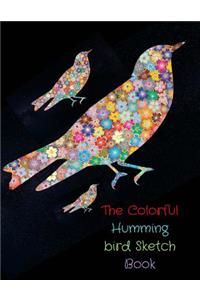 The Colorful Humming bird Sketch Book