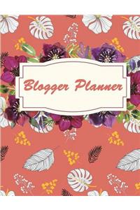 Blogger Planner: Blog statistics, Daily Blogger posts and Manager Schedule 120 Pages Large Size 8.5" x 11"