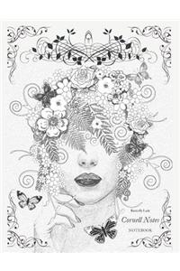 Butterfly Lady Cornell Notes Notebook
