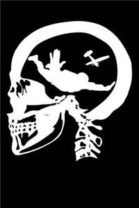 Skydiving in My Brain Base Jump X-Ray Skull