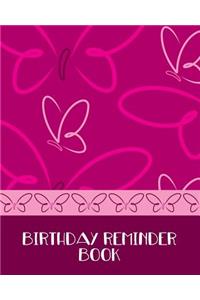 Birthday Reminder Book