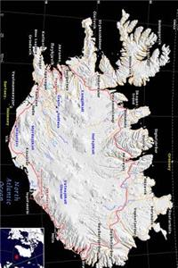 Modern Day Color Map of Iceland Journal