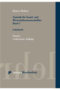 Statistik Fur Sozial- Und Wirtschaftswissenschaftler Band 1: Lehrbuch