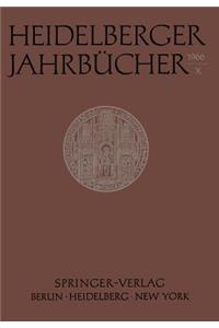 Heidelberger Jahrbücher X