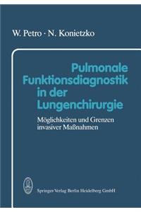 Pulmonale Funktionsdiagnostik in Der Lungenchirurgie