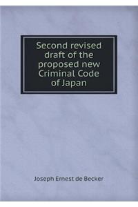 Second revised draft of the proposed new Criminal Code of Japan