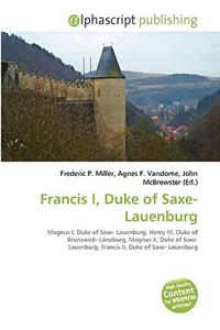 Francis I, Duke of Saxe-Lauenburg