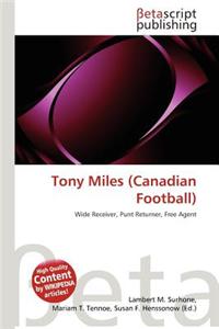 Tony Miles (Canadian Football)