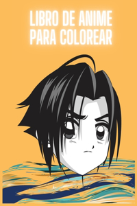 Libro para colorear de anime