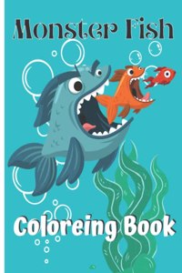 Monster Fish Coloring Book