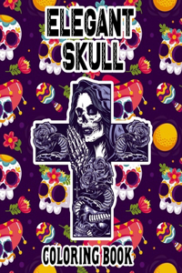 Elegant Skull Coloring Book