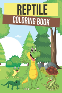 Reptiles Coloring Book