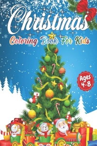 Christmas Coloring Book for Kids Ages 4-8
