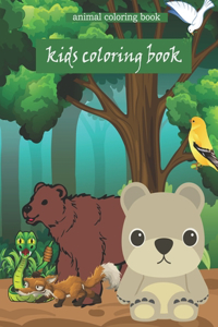 Kids Coloring Books Animal Coloring Book