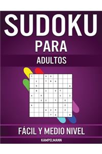 Sudoku Para Adultos Fácil y Medio Nivel