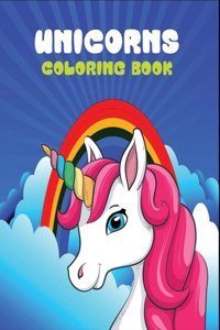 Unicorns coloring book