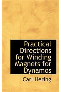 Practical Directions for Winding Magnets for Dynamos