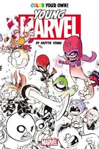 Color Your Own Young Marvel by Skottie Young