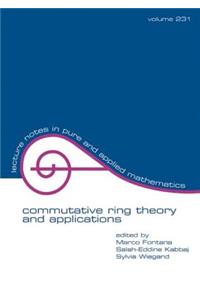 Commutative Ring Theory and Applications