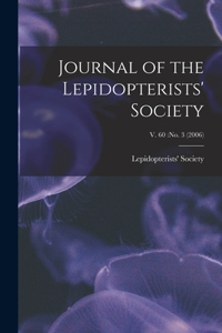 Journal of the Lepidopterists' Society; v. 60